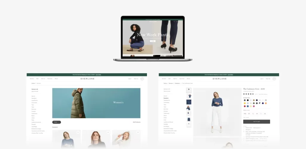 everlane ecommerce